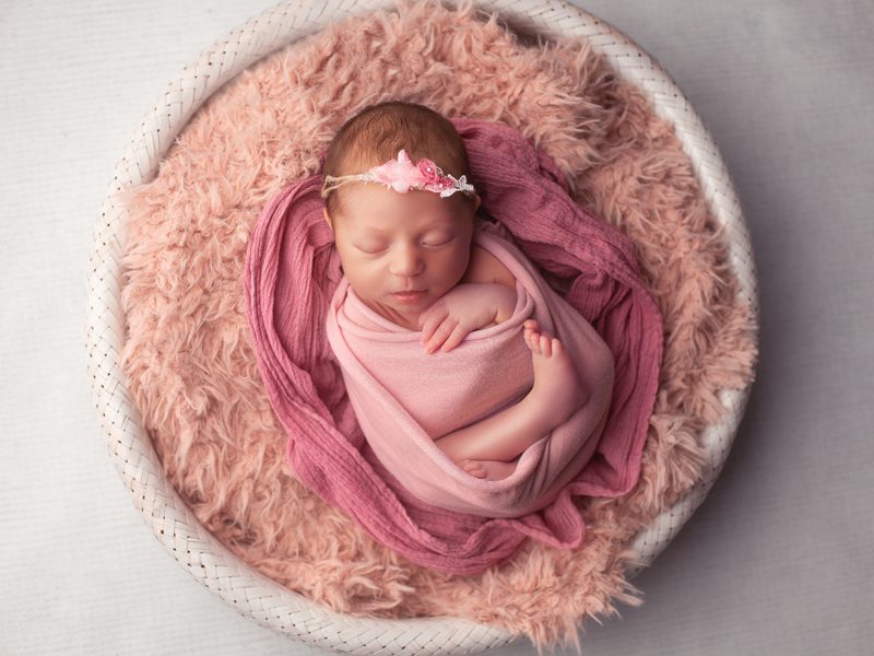 Baby sleeping - Newborn Photo Retouching Services - After image