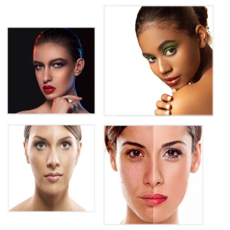 Highend Photo retouching service - grid