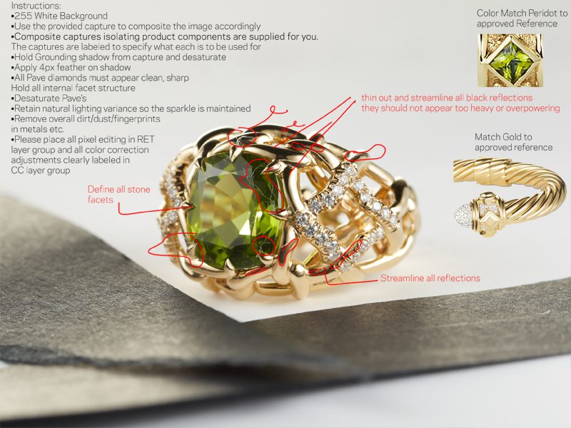 Jewlery Photo Retouching Service USA - Complex retouching - Before image