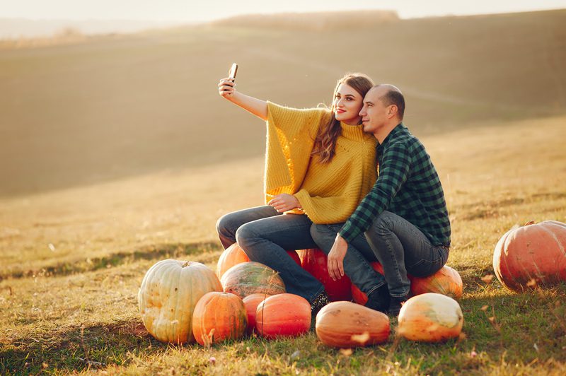 Beautiful couple spend time