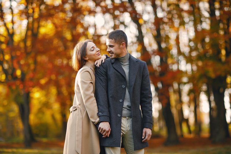 couple in the park