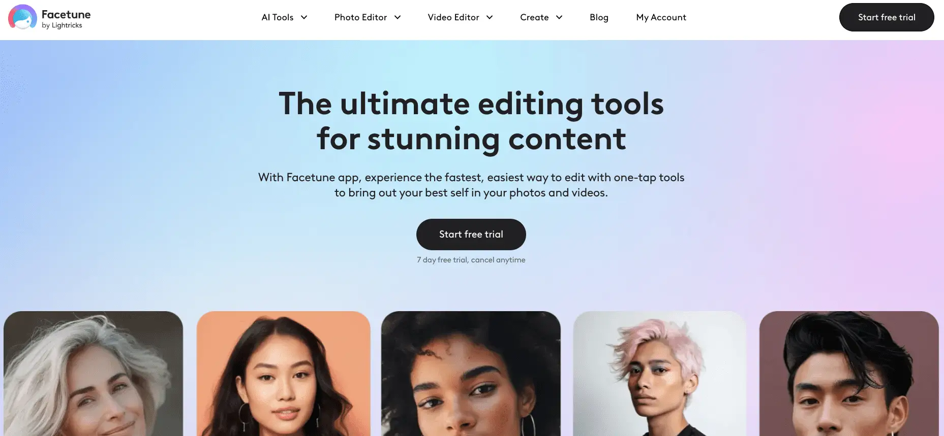 Best AI Photo Retouching Software for Stunning Edits- Facetune Ai