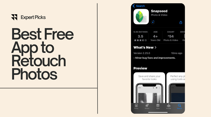 Best Free App to Retouch Photos Fast and Easy