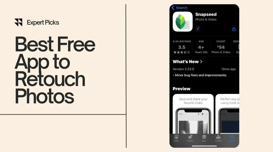 Best Free App to Retouch Photos Fast and Easy