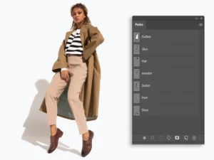 multi clipping path image