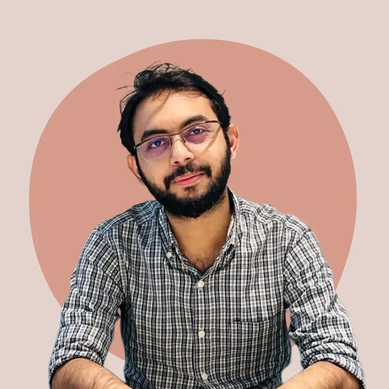 Team 8 Neutral Pink Modern Circle Shape LinkedIn Profile Picture 1